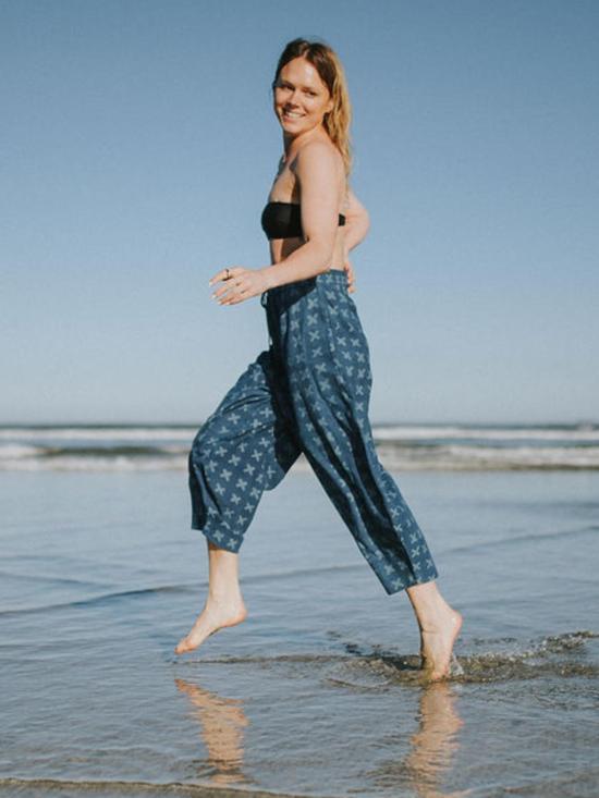  Happy French Gang 팔라초 팬츠 해피 프렌치 갱 마리우스  인디고