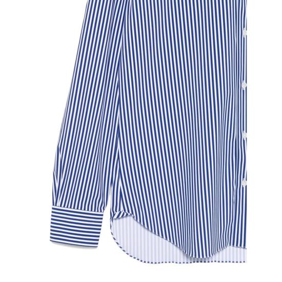  발바 긴팔 셔츠 바르바 나폴리  블루/화이트 - BARBA