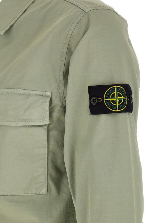  스톤 아일랜드 자켓 1200013 오버셔츠 그린 - STONE ISLAND