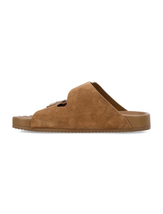  발렌시아가 뮬/슬리퍼 선데이 슬리퍼 베이지 브라운 - BALENCIAGA