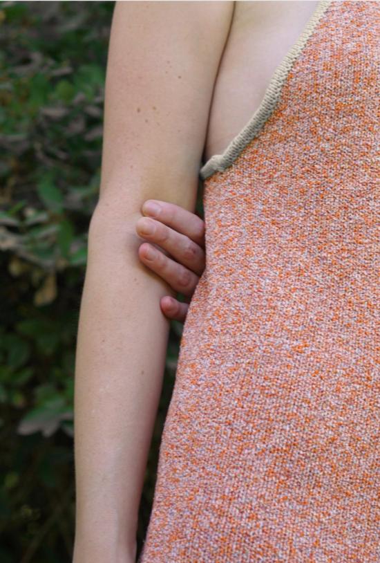  주주 롱 원피스 Giu Giu 프렌드십 드레스 소르베토/크림 - GIU GIU