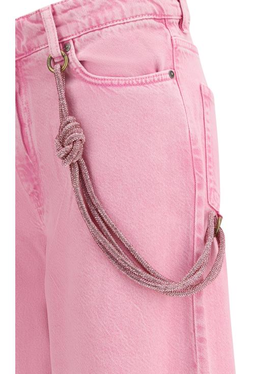 26SS 핑코 데님 팬츠 104601A33R P44 PINK - PINKO