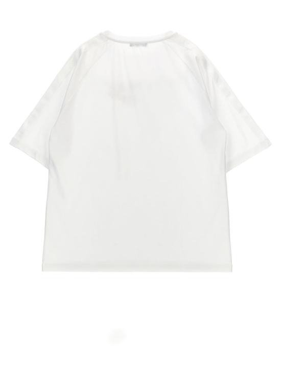  [키즈] 발망 트레이닝 상의 로고 프린트 아동용 티셔츠 (화이트) - BALMAIN