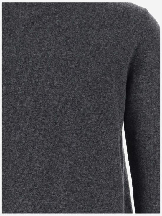  울리치 스웨터 로고 자수 크루넥 점퍼 (그레이) - WOOLRICH