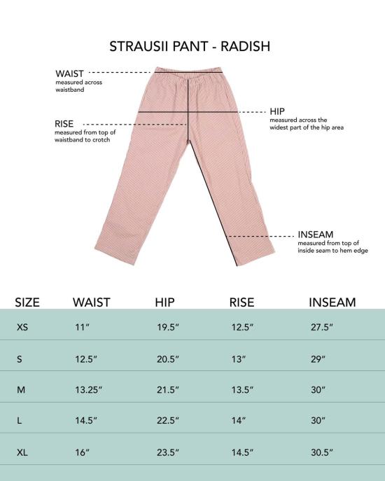  LWN 라운지 웨어 Lwn Strausii 팬츠 미드나잇 펜슬 스트라이프 - LWN