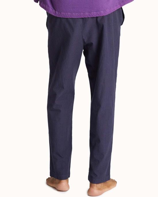  LWN 라운지 웨어 Lwn Strausii 팬츠 미드나잇 펜슬 스트라이프 - LWN