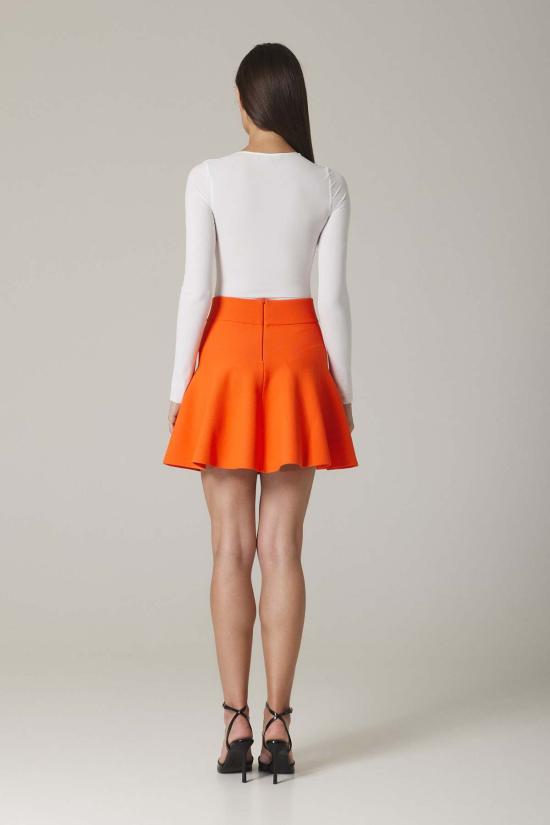  Santicler 숏 스커트 산티클러 첼시 원형 니트 미니 스커트 버밀리온 - OTHER BRANDS