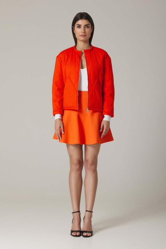  Santicler 숏 스커트 산티클러 첼시 원형 니트 미니 스커트 버밀리온