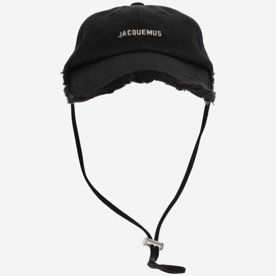  자크뮈스 모자 Jacquemus La Casquette Artichaut  블랙