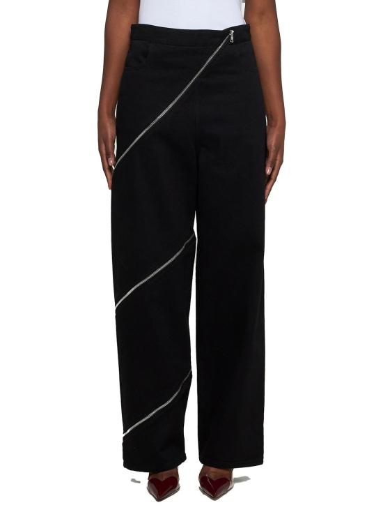  알라이아 데님 팬츠 Alaia Spirale 진 느와르 Alaia - ALAIA