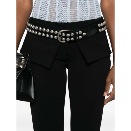  오프화이트 스트레이트 팬츠 팬츠 블랙 - OFF WHITE