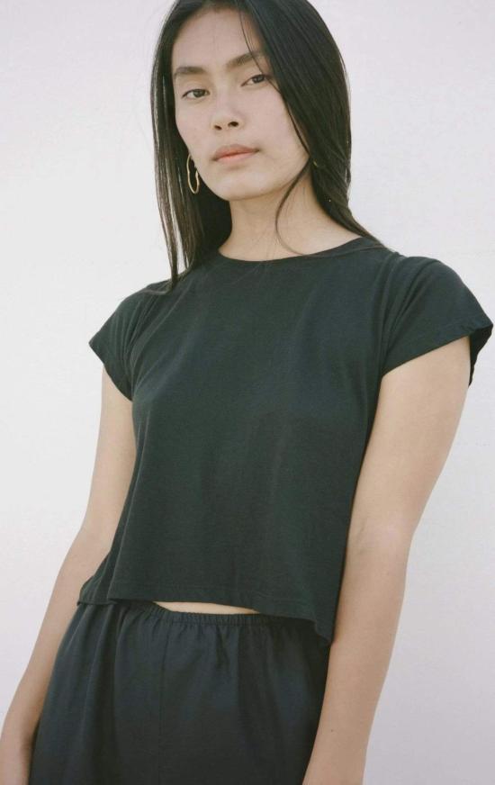  Modern Society 반팔 티셔츠 모던 소사이어티 베벌리 티 블랙