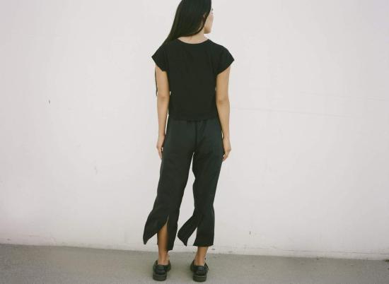  Modern Society 반팔 티셔츠 모던 소사이어티 베벌리 티 블랙 - OTHER BRANDS