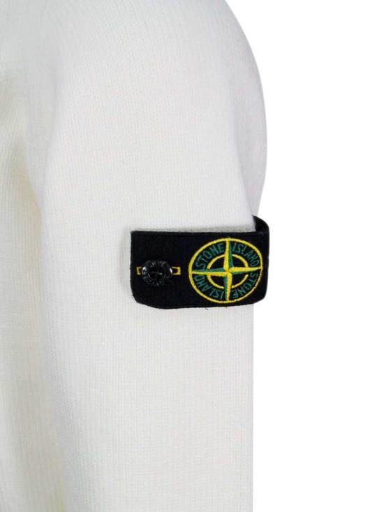  스톤 아일랜드 스웨터 크림 - STONE ISLAND