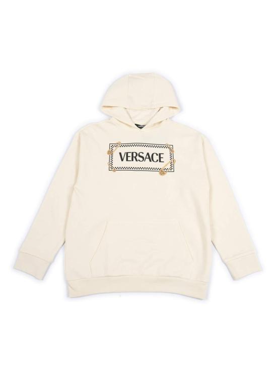  [키즈] 베르사체 풀오버 키즈 액티브웨어 스웨트셔츠 화이트