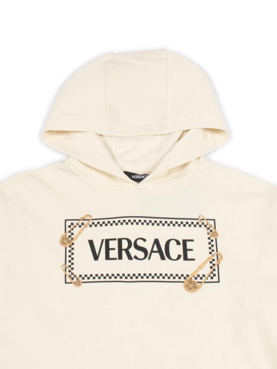  [키즈] 베르사체 풀오버 키즈 액티브웨어 스웨트셔츠 화이트 - VERSACE
