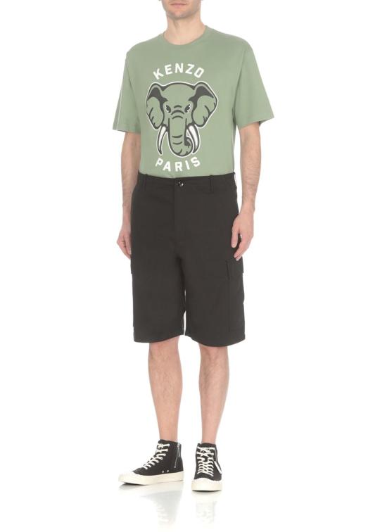  겐조 숏팬츠 카고 워크웨어 반바지 블랙 - KENZO