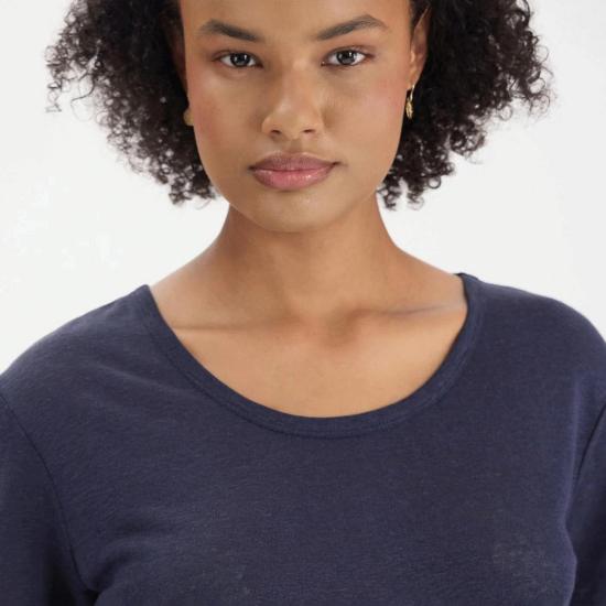  이네스 드 라 프레상쥬 반팔 티셔츠 Ines De La Fressange 써니 티셔츠 - INES DE LA FRESSANGE