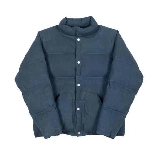  Olderbrother 패딩 형의 왁스 코팅 퍼프 코트