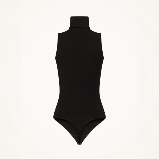  월포드 바디수트 티셔츠 울포드 비스코스 스트링 바디수트 - WOLFORD