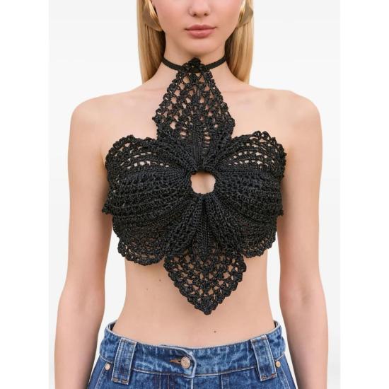  컬트 가이아 민소매 티셔츠 탑 블랙 - CULT GAIA