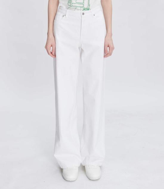  아페쎄 데님 팬츠 A.P.C. 엘리자베스 진스 아브 블랑 - A.P.C.