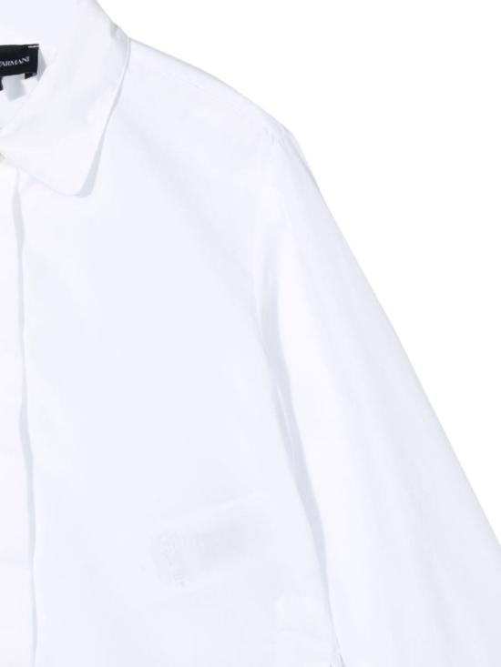  [키즈] 엠포리오 아르마니 셔츠 아동용 셔츠 화이트 - EMPORIO ARMANI