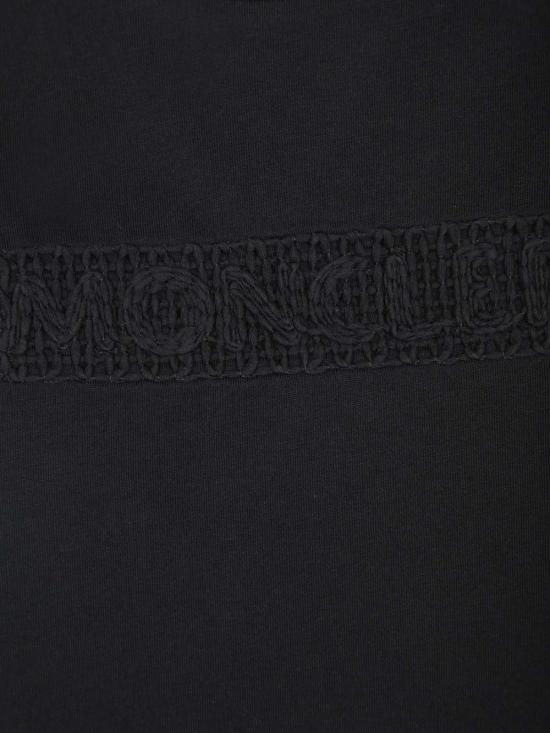  몽클레어 반팔 티셔츠 SS 티셔츠 블랙 - MONCLER