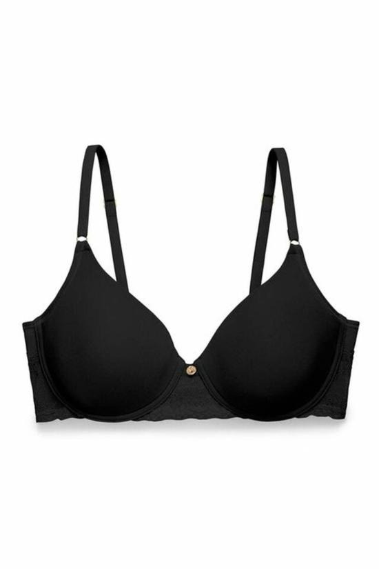  나토리 브라 블리스 퍼펙션 컨투어 언더와이어  로즈 베이지/블랙 - NATORI