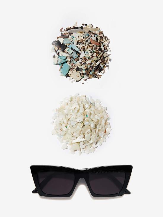  CLEAN WAVES 안경 클린 웨이브 타입 4 캣아이 선글라스 블랙 - OTHER BRANDS