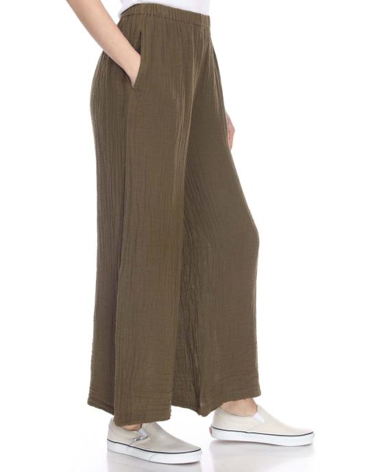  Honest Cotton 스트레이트 팬츠 어니스트 코튼 롱 팔라초 팬츠 - OTHER BRANDS