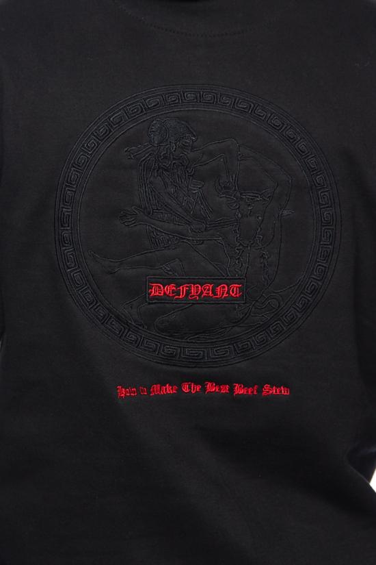  디파인트 긴팔 티셔츠 Dfynt 비프 스튜 후드티 블랙 - DFYNT