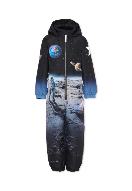  [키즈] 몰로 자켓 스페이스 프린트 스노우슈트 블랙