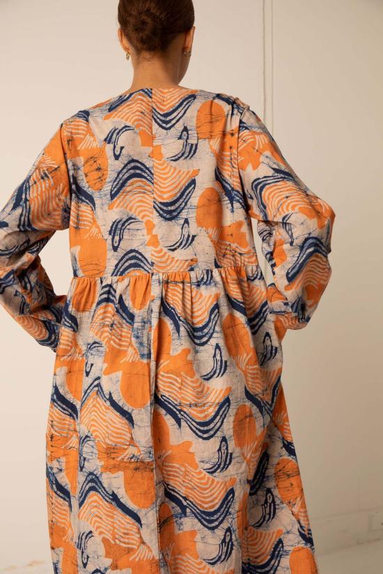  오세이 두로 롱 원피스 Osei Duro Mariam 드레스 베르가못 - OSEI DURO