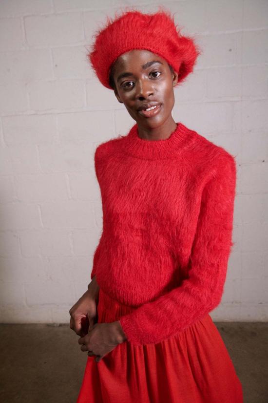  마리아 스탠리 모자 브러시드 피퀼로 베레모 하리사 - MARIA STANLEY