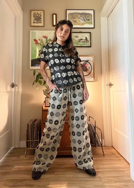  Ace & Jig 스트레이트 팬츠 에이스 앤 지그 레오네  골드 바블