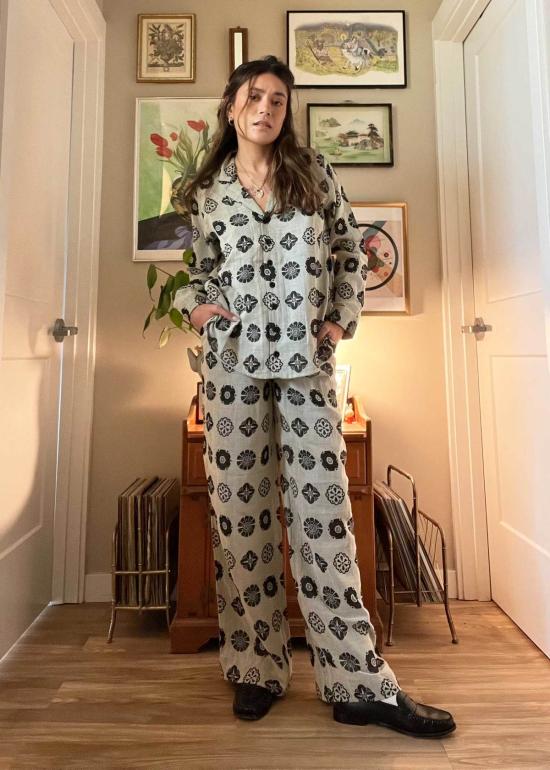  Ace & Jig 스트레이트 팬츠 에이스 앤 지그 레오네  골드 바블 - OTHER BRANDS