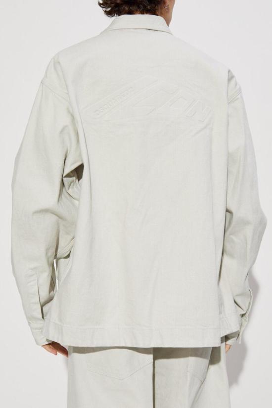  디스퀘어드2 자켓 Dsquared2 Icon New Generation 오버셔츠 재킷 오프 화이트 - DSQUARED2