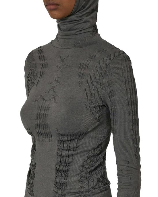  L'Aune 후드 티셔츠 론 드라이언 심리스 니트 - OTHER BRANDS