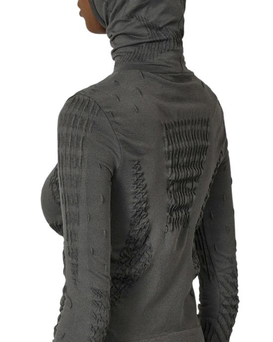  L'Aune 후드 티셔츠 론 드라이언 심리스 니트 - OTHER BRANDS