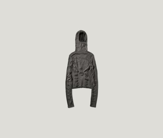  L'Aune 후드 티셔츠 론 드라이언 심리스 니트