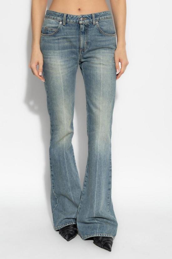  알렉산더 맥퀸 데님 팬츠 플레어 슬림핏 진 블루 - ALEXANDER MCQUEEN