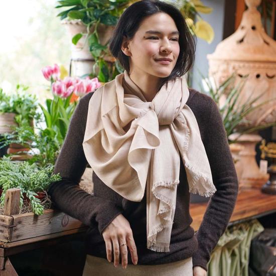  베리어슬리 머플러/스카프 다양한 수공예 린넨 스카프