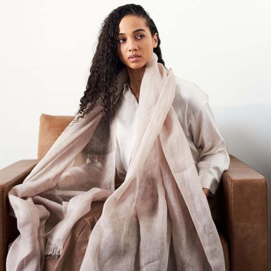  베리어슬리 머플러/스카프 다양한 수공예 린넨 스카프 - VARIOUSLY