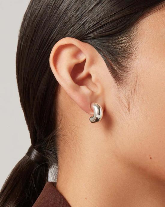  제니 버드 이어링 톰 후프  실버 - JENNY BIRD