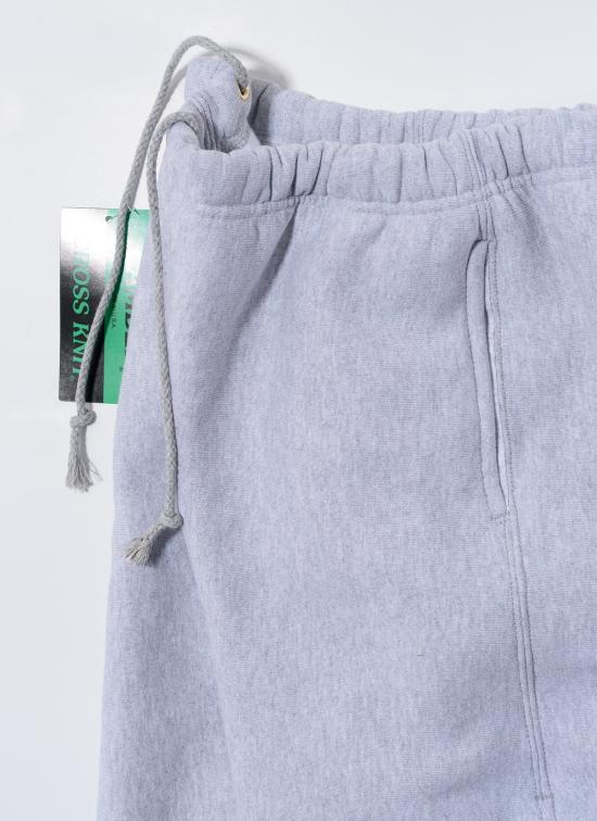  나카무라야 트레이닝/조거 팬츠 캠버 헤비웨이트/12온스 스웨트 팬츠 그레이 - NAKAMURAYA