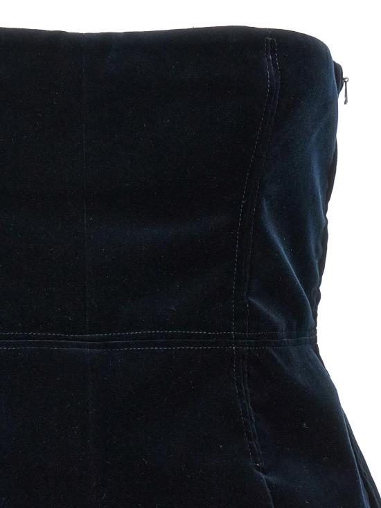  톰포드 민소매 티셔츠 톰 포드 벨벳 탑 블루 - TOMFORD