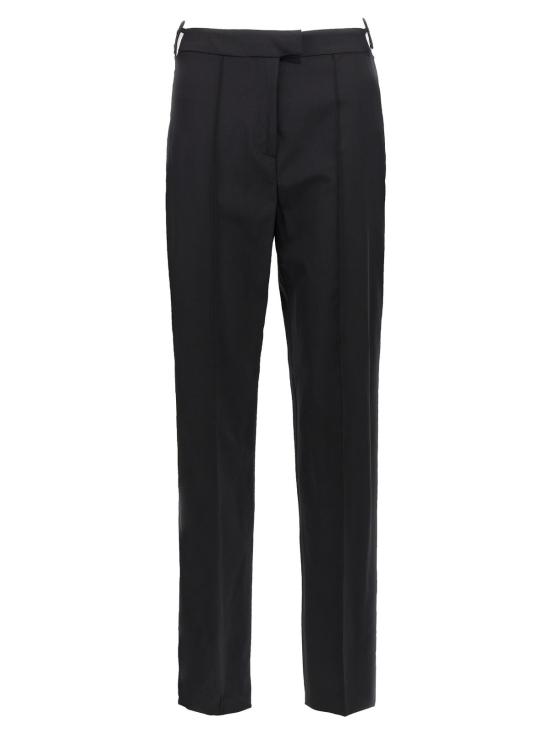  넨시 도자카 스트레이트 팬츠 Nensi Dojaka 하트 팬츠 블랙