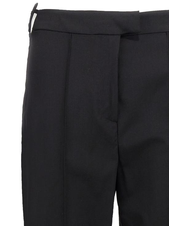  넨시 도자카 스트레이트 팬츠 Nensi Dojaka 하트 팬츠 블랙 - NENSI DOJAKA