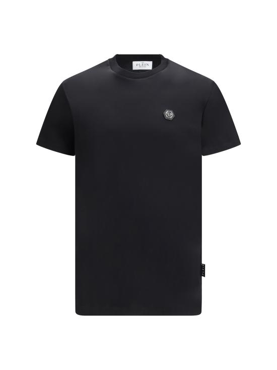 26SS 필립 플레인 반팔 티셔츠 AAECMTK8740PJY002N 02 BLACK